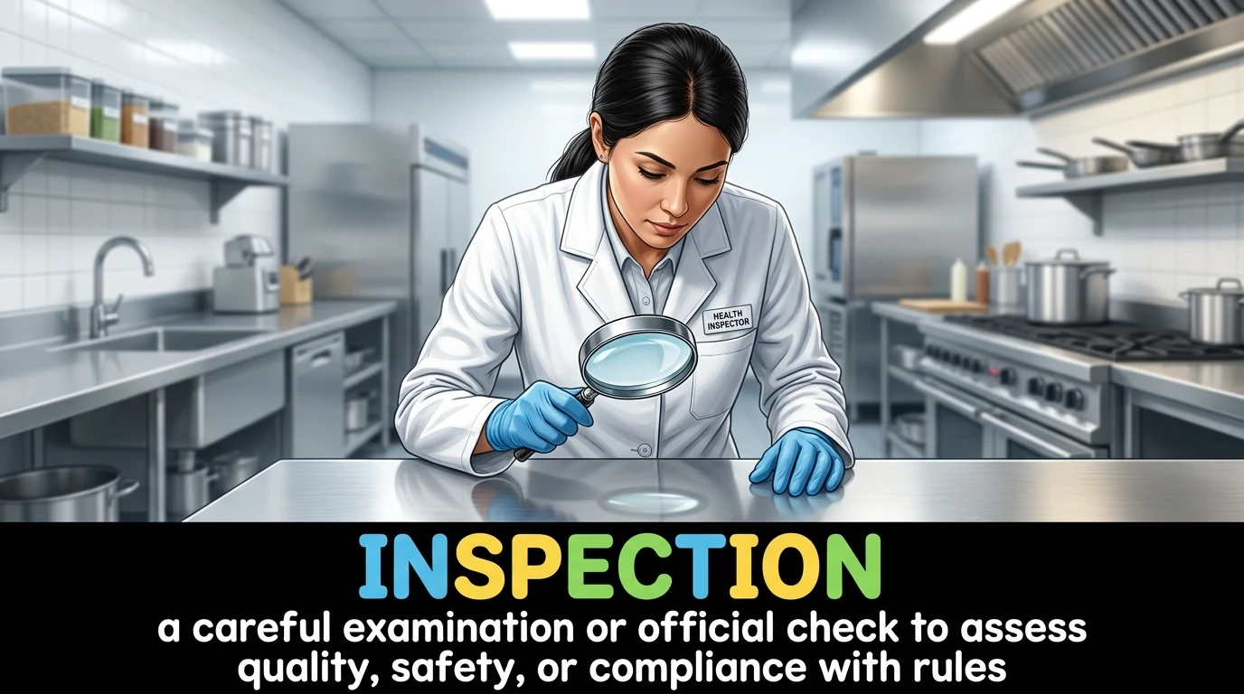 English Illustration for inspection